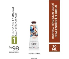 Resim Yves Rocher El Kremi 30 ml Vegan Tropikal Hindistan Cevizi Özlü Tüm Cilt Tipleri için Nemlendirici 