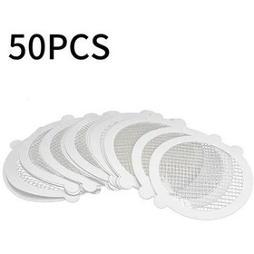 Resim Elmpaly 50 Adet Duş Drenaj Tıkanıklık Önleyici Saç Kapanı Seti Mutfak Banyo Ağı Filtre Pp Malzeme 