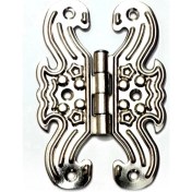 Resim Dekoratif Sac Kelebek Menteşe - Büyük, Nikel, 100 Adet 