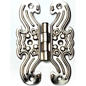 Resim Dekoratif Sac Kelebek Menteşe - Büyük, Nikel, 100 Adet 