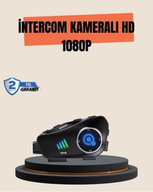 Resim shopwave Q28 Motosiklet Kask Bluetooth Kulaklık Full HD 1080P Kamera 