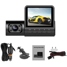 Resim Reedark Üç Kameralı Araba İç/ön/arka Kaydedici - 10800p Hd Görüntü, Kızılötesi Gece Görüşü, 170 Geniş Açı, Sürücü Güvenliği 