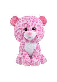 Resim Sevimli Leopar Peluş Oyuncak Hediyelik Uyku Arkadaşı 17 Cm PEMBE 