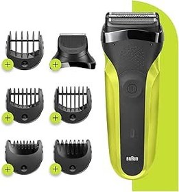 Resim Braun 3 Serisi 300 BT VTGRN 3’ü 1 Arada, Sakal Şekilendirici,Kablosuz ve Kuru Kullanım Tıraş/Traş Makinesi 