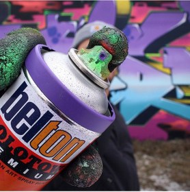 Resim Molotow Belton Premium Sprey Boya 400Ml N:214 Toast Signal Black 