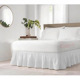 Resim Gelincik Çeyiz Baza Fırfırı Baza Eteği Çift Kişilik 42x800 