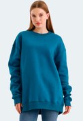 Resim VADIM Oversize Kadın Sweatshirt Petrol 