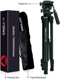 Resim Kingjoy VT-1500 Video Tripod 