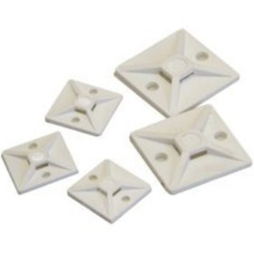 Resim Genel Markalar 28x28 mm Büyük Plastik Yapışkan Kroşe Yapışkanlı Klips Kroşesi 1 Pk-100 Adet 