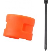 Resim Pengfu Shop Turuncu Bisiklet Zinciri Koruma Etiket Mtb Yol Bisikleti Arka Çatal Anti-Çarpışma Kauçuk Koruyucu Halka Koruma Koruyucu Kiti Parçası (Yurt Dışından) 