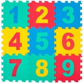 Resim Kanonik Education 9 Parça Sayılar Puzzle Yer Matı 
