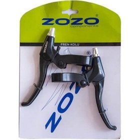 Resim Zozo - Alüminyum Fren Kolu - V-brake - Set - Full Siyah 