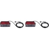 Resim 2x Ebike Için Elektrikli Bisiklet Işığı Talilli Llight Dc 6V 12V 24V 36V 48V 60V Bisiklet E-Bisiklet Arka Kuyruk Işığı Bisiklet Aksesuarları (Yurt Dışından) 