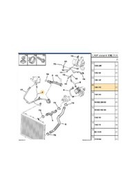 Resim Yedek Su Depo Hortumu 207 208 2008 C3 Picasso 1351pz 
