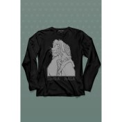 Resim Kendim Seçtim The Lion King Simba And Nala Beyaz Uzun Kollu Tişört Baskılı Çocuk T-Shirt 