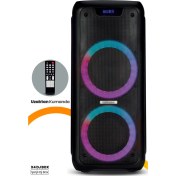 Resim Goldmaster Neon X4 Taşınabilir Şarj Edilebilir Işıklı Bluetooth Hoparlör 