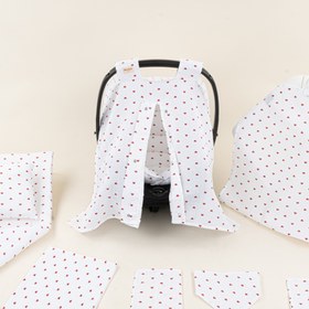 Resim 11 Parça Avantajlı Set - Tek Katlı - Kırmızı Kalp 