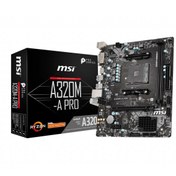 Resim MSI A320m-a Pro Ddr4 Hdmı Dvı Pcıe 16x V3.0 Am4 Matx 