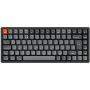 Resim Keychron K2M-J1-TR Max %75 RGB Kırmızı Switch Kablosuz Mekanik Karbon Klavye 
