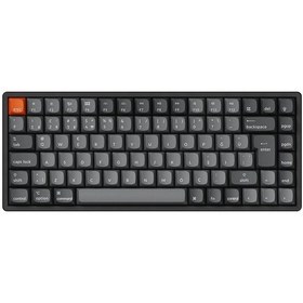 Resim Keychron K2M-J1-TR Max %75 RGB Kırmızı Switch Kablosuz Mekanik Karbon Klavye 