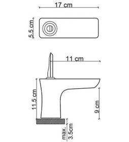 Resim Fontana FK-5112 Lavabo Bataryası Altın 