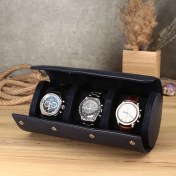 Resim Onywatch Saat Kutusu Doğal Deri Çoklu / Saat Rollu / Watch Box / Saat Kutusu / Watch Roll / Saat Saklama Kutusu 