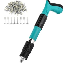 Resim Mac&mos Mekanik Çivi Zımba Tabancası Beton ve Çelik Çivi Tabancası Tabancası (50 Adet Çivili) 