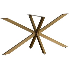 Resim TOLIAHOME Ahtapot Gold Renk Metal Masa Yemek Masası Toplantı Masası Ayağı 150x78x71 Cm 