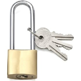 Resim Sarı Asma Kilit 32mm - Uzun 