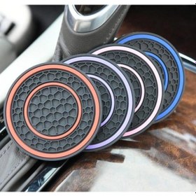 Resim Zhltools Araç İçi Bardak Tutucu Matlar 2 Adet Yeşil Yeşil 