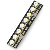 Resim SK6812 5050 NeoPixel Stick - 8' li RGB Led Modülü 