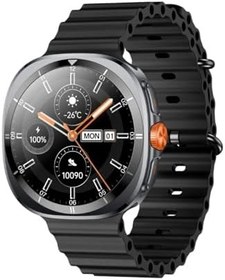 Resim Bix TSW2 1.43 inç AMOLED Ekran Bluetooth 5.3 Telefon Görüşme iOS & Android Uyumlu Metal Akıllı Saat Siyah 