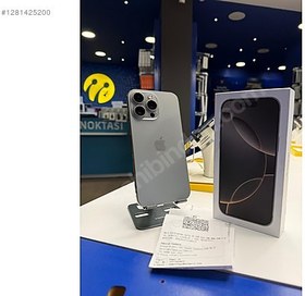 Resim Apple iPhone 16 Pro Max İkinci El TR | 512 GB | Natürel Titanyum 