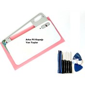 Resim Tkgz Samsung Galaxy A50s A507 Full Kasa Arka Pil Batarya Kapağı Tamir Seti Beyaz 