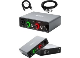 Resim AyrStore GLX-700GR Xlr Üst Segment USB Stüdyo Ses Kartı 2 Giriş 2 Çıkış 24BIT/192KHZ 