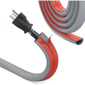 Resim Nacario Esnek Kablo Kanalı Şeritli GRI/GT-KK10 