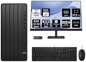 Resim HP Pro Tower 290 G9 i5 13500 48GB 2TB SSD W11H Masaüstü Bilgisayar + 23.8" Monitör 