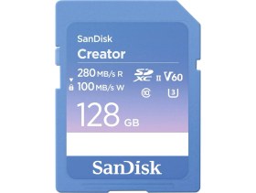 Resim Hype Store Creator Sd-Uhs-Iı Hafıza Kartı 128 GB (Dslr ve Aynasız Kameralar, 6k Video, V60, Uhs-Iı, 280 Mb/s Ok 