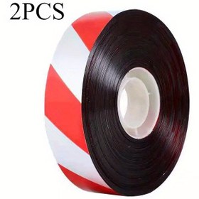 Resim 2 Rulo Kuş Giderici Bant, 49.99metre Açık Hava İçin Kuş Bantı, Bahçeler, Bahçeler, Çiftlik Avluları İçin Kullanımı Kolay Kuş Reflektörü Bantı (Gümüş ve Kırmızı) 