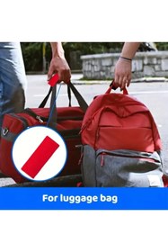 Resim KYLE XM Siyah 4 Adet Araç içi Tutunma Kolu Kılıfı Şık Tasarım Oto Aksesuar Suni Deri Çırtlı 