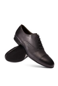 Resim Deery Hakiki Deri Gri Klasik Erkek Oxford Ayakkabı 