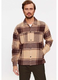 Resim Only & Sons Erkek Onsmace Regular Fit Yan Cep Detaylı Gömlek 22026663 Kahverengi 
