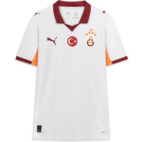 Resim Galatasaray 2025/26 Dış Saha Erkek Beyaz Futbol Forması 77981102 