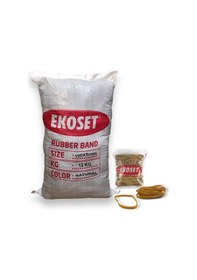 Resim Ekoset 100 x 5 MM Kauçuk Kalın Paket Lastiği 12 KG 