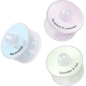 Resim Moveevo Ecovacs T9 Max/power/aivi İçin Plastik Koku Kapsülleri - 3'lü Set Pembe+mavi+camgöbeği - Uzun Süreli Taze Hava 