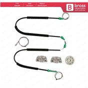 Resim Ford Focus MK1 1998-2005 4/5 Kapı İçin Ön Sağ Cam Kriko Seti 