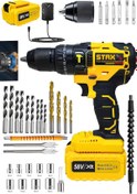 Resim Staxx Büyük Boy Xl5800 58v 10ah Çift Akülü Şarjlı Matkap Seti 