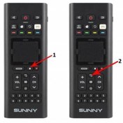 Resim Sunny Akıllı Kumanda Aır Mouse Klavye Yazısız 