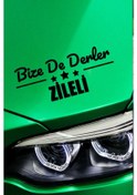 Resim Tokat Zile Dekoratif Araç Yazısı Tokat Bize De Derler Zileli 40x15 Cm Dekoratif Yazı 40 CM - Siyah 