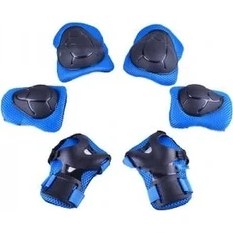 Resim Xinhang Çocuklar Için Koruyucu Dişli Seti Diz Pedleri (Mavi) (Yurt Dışından) 